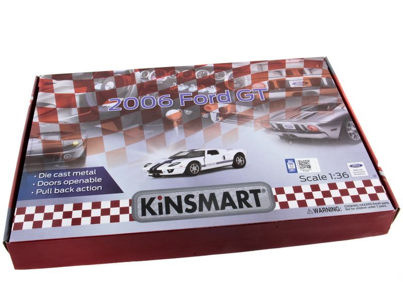 Машина Kinsmart 136 Ford GT 2006 инерция 112шт бк