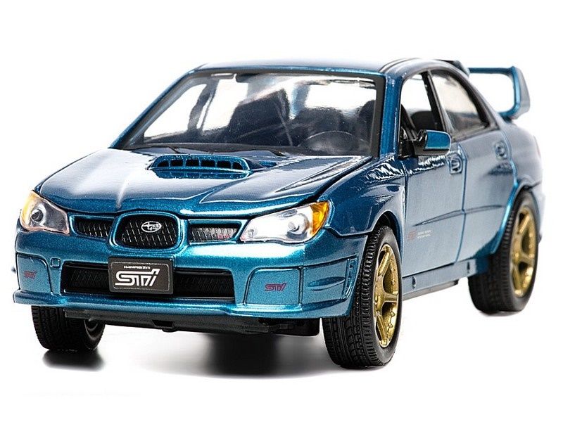 Машина Autotime SUBARU IMPREZA WRX STI тюнинг гараж 124 инерционная