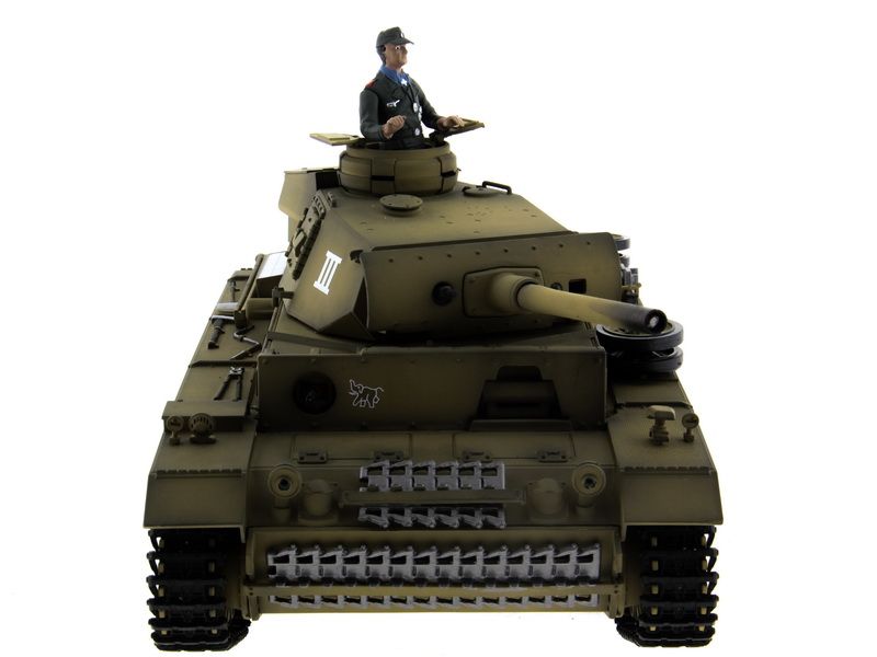 Радиоуправляемый танк Taigen 116 Panzerkampfwagen III Германия PRO для ИК танк боя 24G RTR