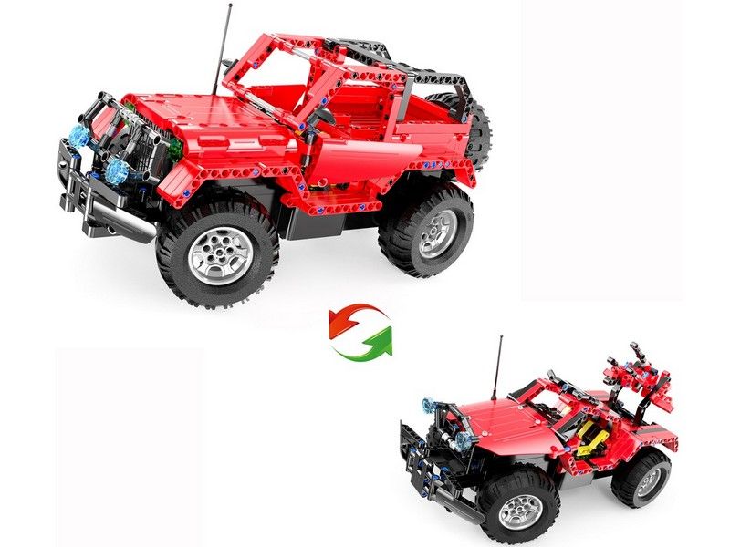 РУ конструктор CaDA Technic машина Jeep Wrangler 531 деталь