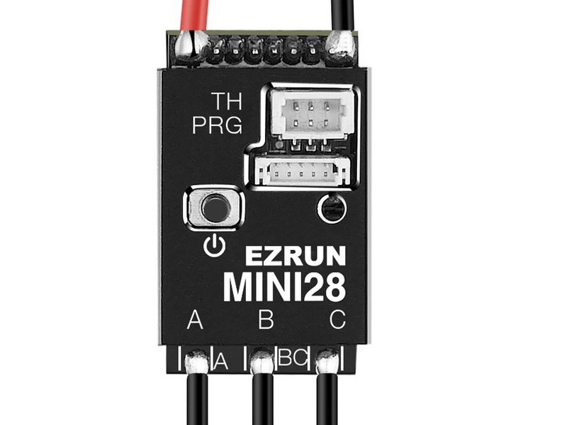 Бесколлекторный регулятор Hobbywing EZRUN MINI28 30A80A, 128 влагозащищённый