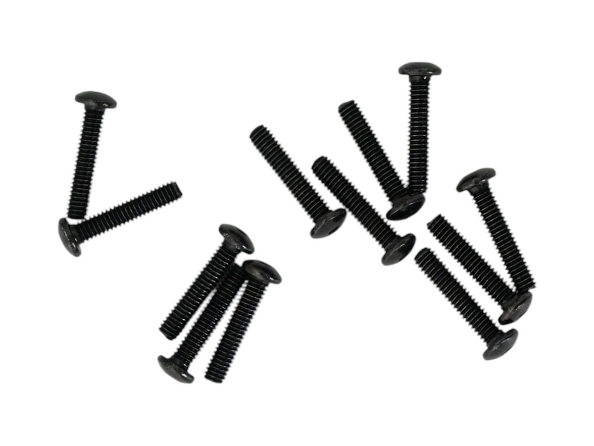 Винты с полукруглой шестигранной головкой 2,5х12мм для автомоделей MJX 114, 12шт