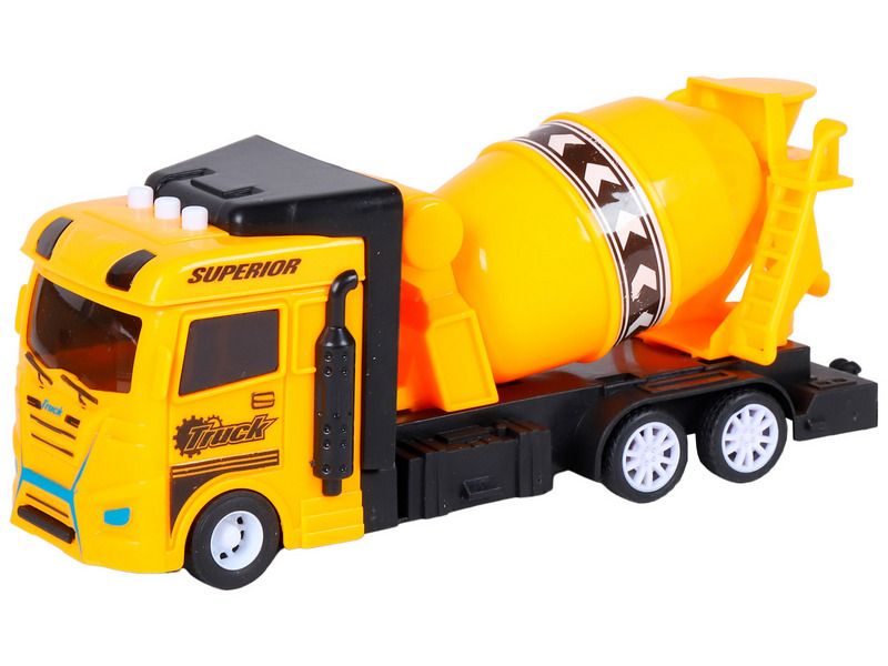 Машина AUTODRIVE Бетономешалка фрикционная, со светом и звуком, вк 23,5711 см