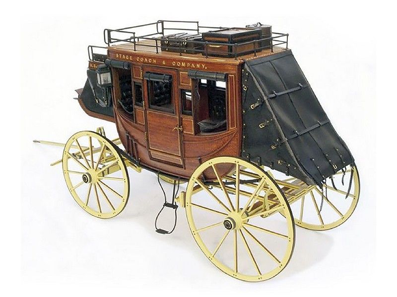 Сборная деревянная модель почтовой кареты Artesania Latina 1948года, 110