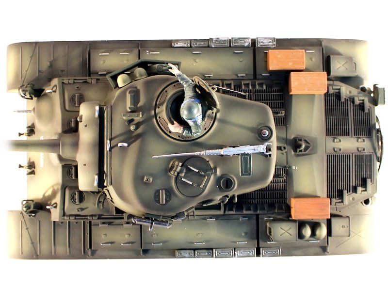 Радиоуправляемый танк Taigen 116 M26 Pershing Snow leopard США PRO 24G RTR