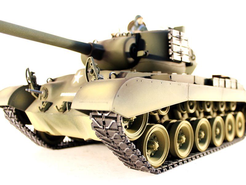 Радиоуправляемый танк Taigen 116 M26 Pershing Snow leopard США PRO 24G RTR