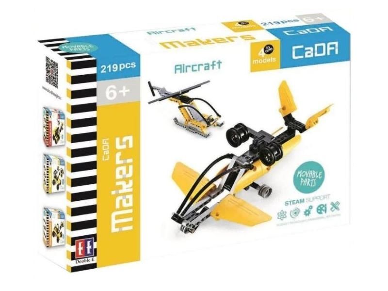 Конструктор CaDA Technic вертолет 4 в 1 219 деталей