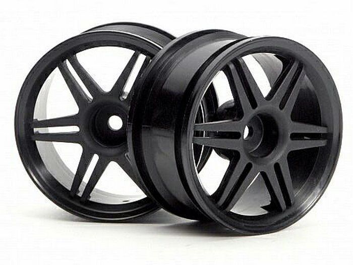 Диски 110  12 SPOKE CORSA BLACK 26MM 3MM OFFSET 2шт HPI3801