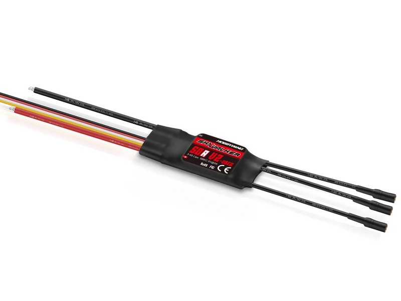 Бесколлекторный регулятор Hobbywing Skywalker50A4SV2 50A70A, Aircraft