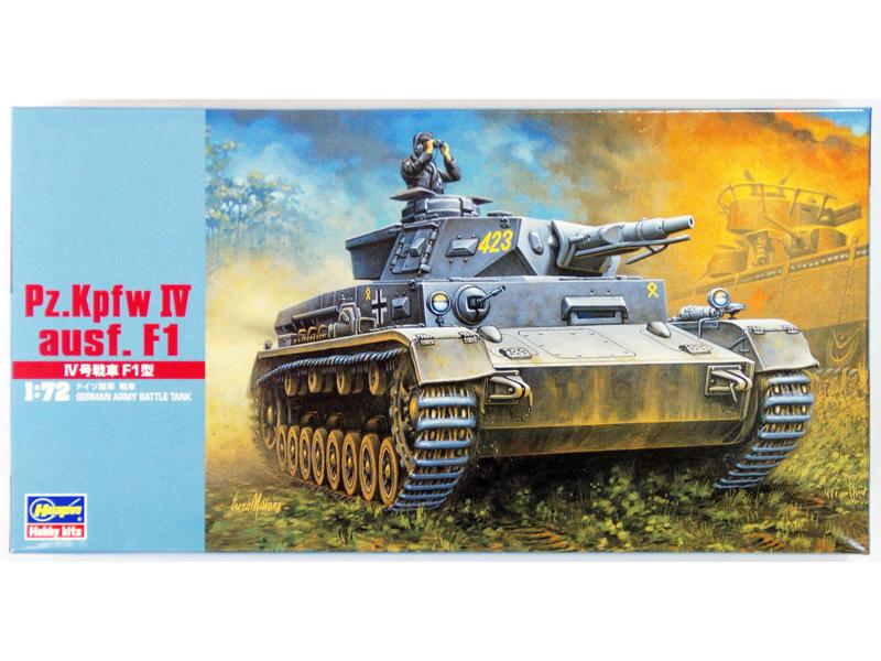 Сборная модель Hasegawa Танк PzKpfw IV ausfF1, 172