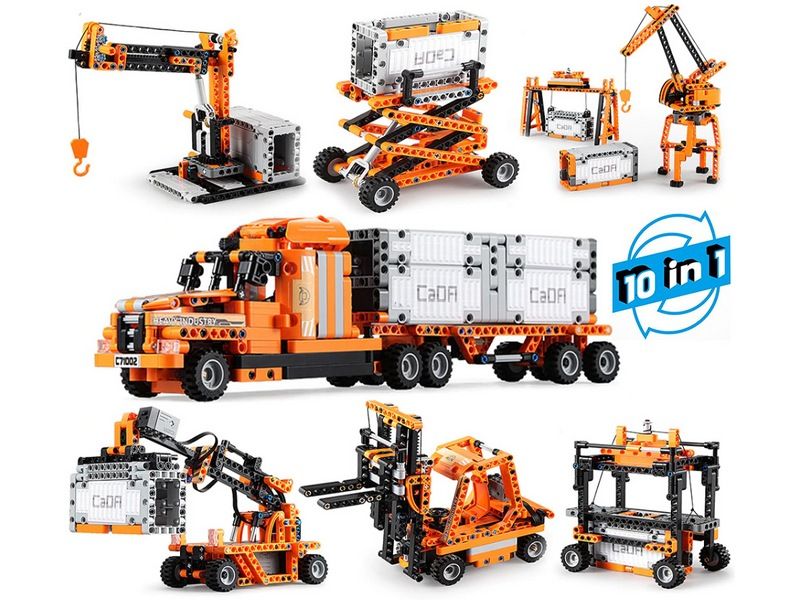 Конструктор CaDA STEAM 10 в 1 механическая лаборатория  порт 634 детали