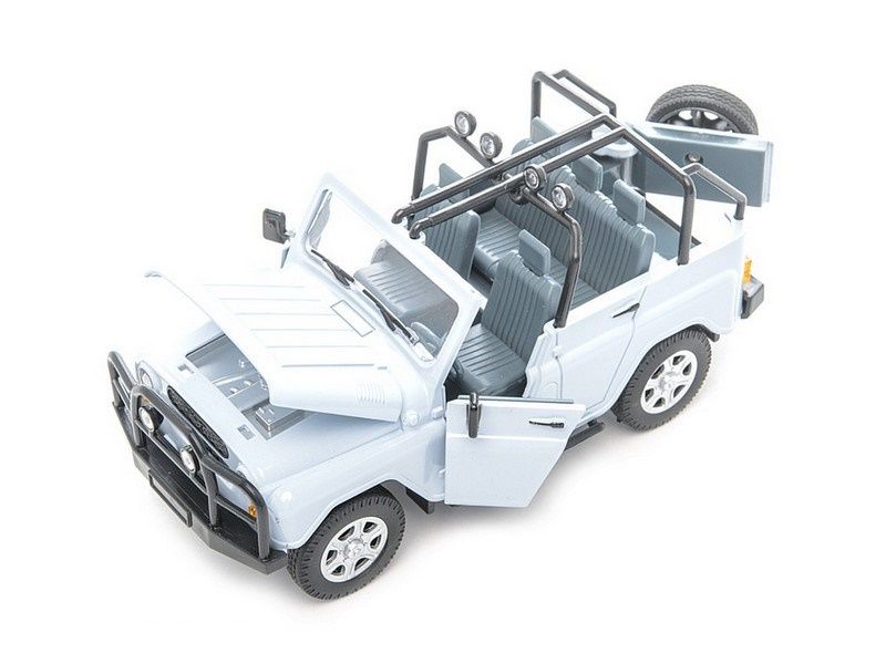 Машина АВТОПАНОРАМА УАЗ469 124 вк 221211 см, белая