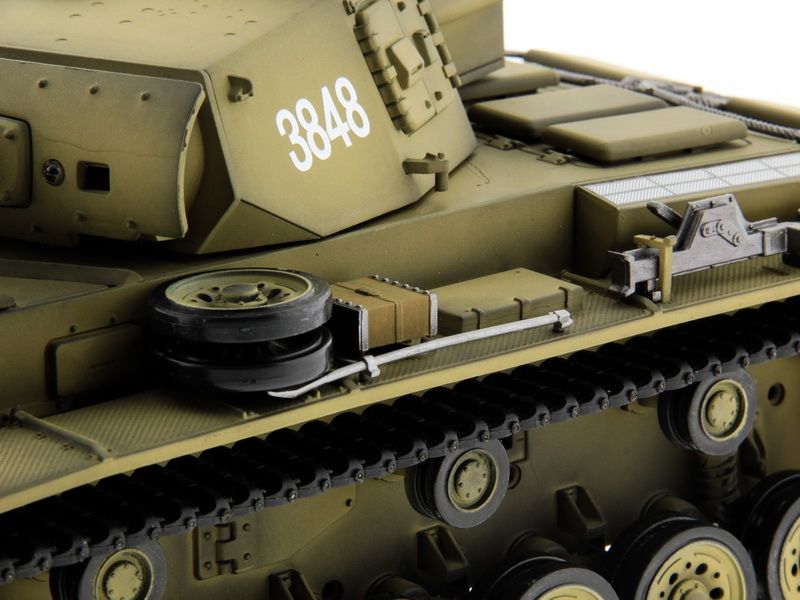 Радиоуправляемый танк Taigen 116 Panzerkampfwagen III Германия PRO для ИК танк боя 24G RTR