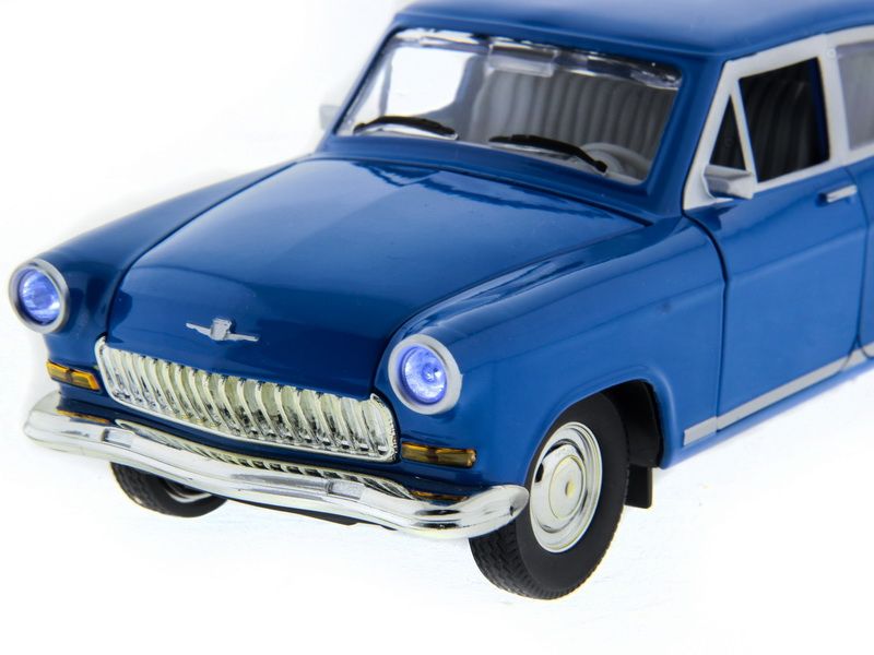 Машина АВТОПАНОРАМА ГАЗ21 Волга 124 вк  261211см, синяя