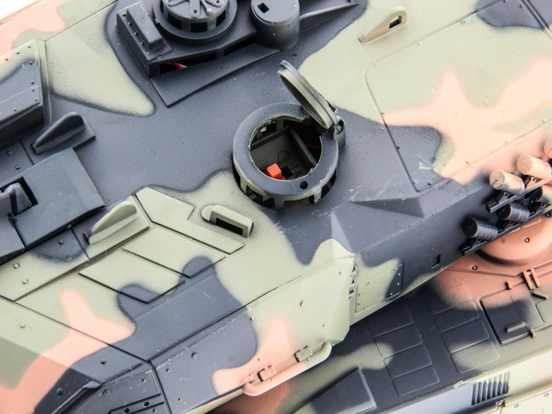 Радиоуправляемый танк Heng Long 124 Leopard A5, стреляет шариками, RTR