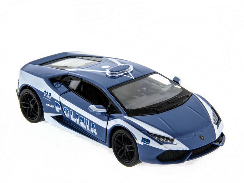 Машина Kinsmart Lamborghini Huracan Police инерция 112шт 136 бк