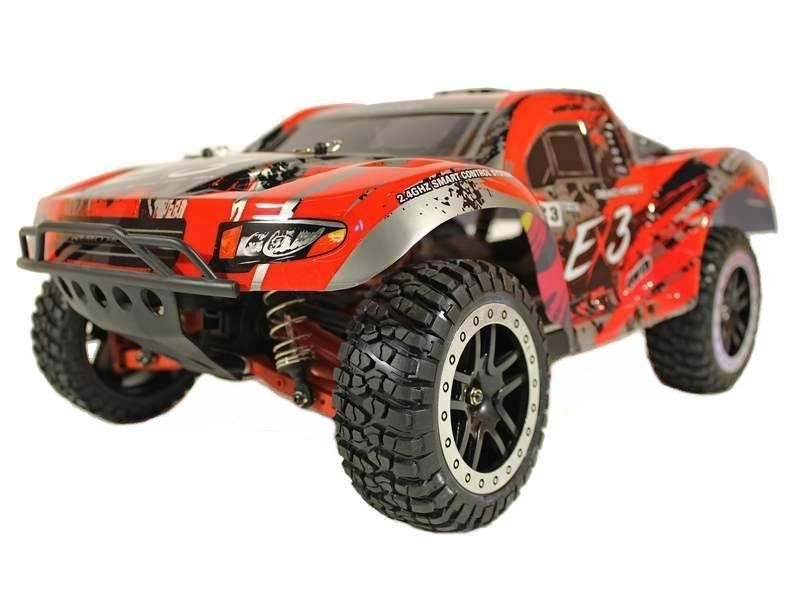Радиоуправляемый шорткорс Remo Hobby EX3 Brushless UPGRADE красный 4WD 24G 110 RTR