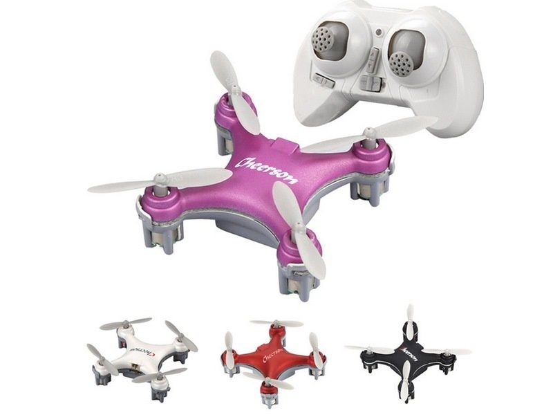 Радиоуправляемый квадрокоптер Cheerson CX10SE Mini RTF 24G красный