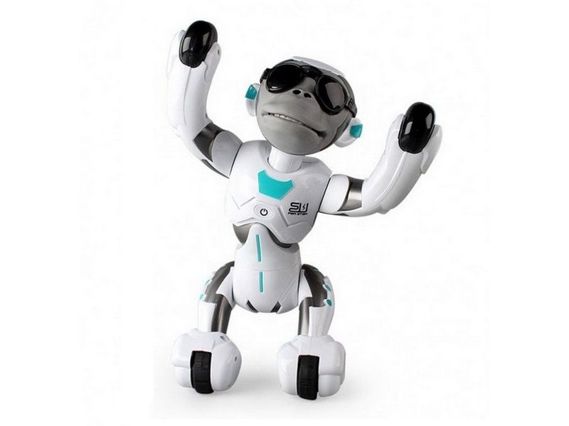 Радиоуправляемый роботобезьяна LENENG TOYS K12 Orangutan звук, свет, танцы