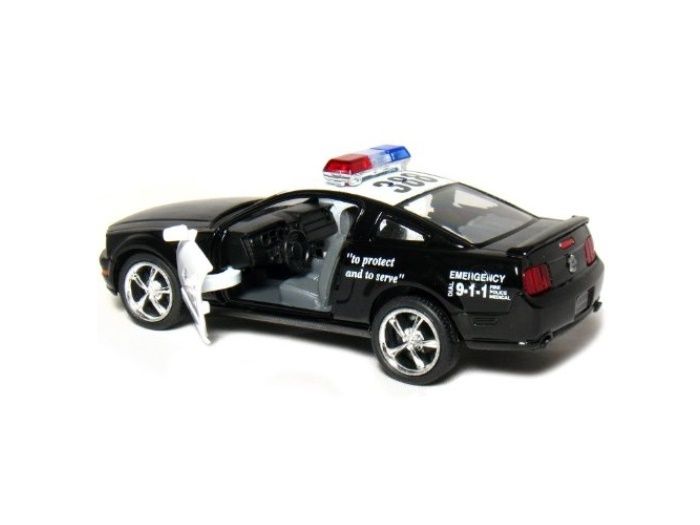 Машина Kinsmart 138 FORD Mustang GT Police инерция 112шт бк