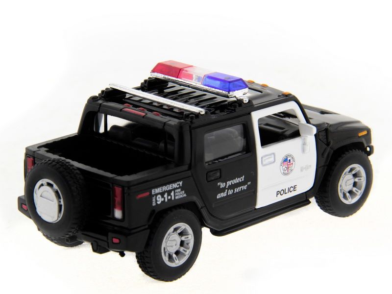 Машина Kinsmart 140 Hummer H2 Police инерция 112шт бк