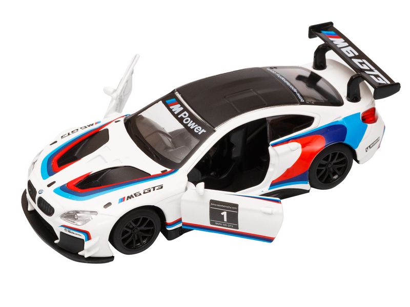 Машина АВТОПАНОРАМА BMW M6, 144, белый, инерция, откр двери, вк 17,512,56,5 см