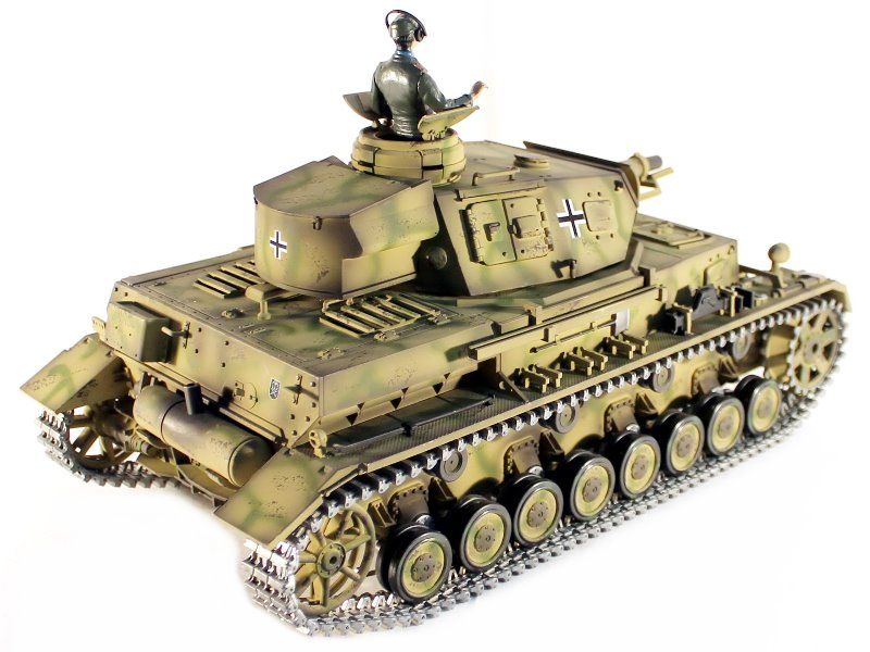 Радиоуправляемый танк Taigen 116 Dak PZKpfw IV Ausf F1 Германия PRO 24G RTR
