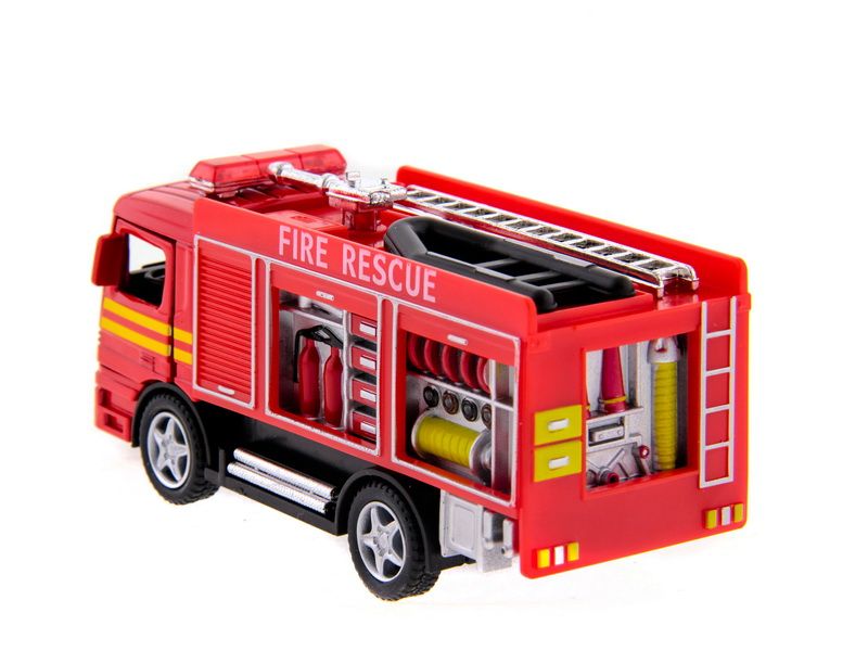 Машина Kinsmart Пожарная машина Rescue Fire Engine инерция 112шт бк
