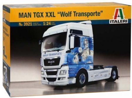 Сборная модель Автомобиль MAN TGX XXL Wolf Transporte 124