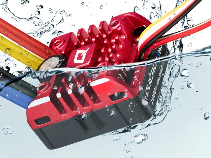 Коллекторный регулятор Hobbywing QUICRUNWP1080 G2BRUSHED 80A400A, 110 Crawler