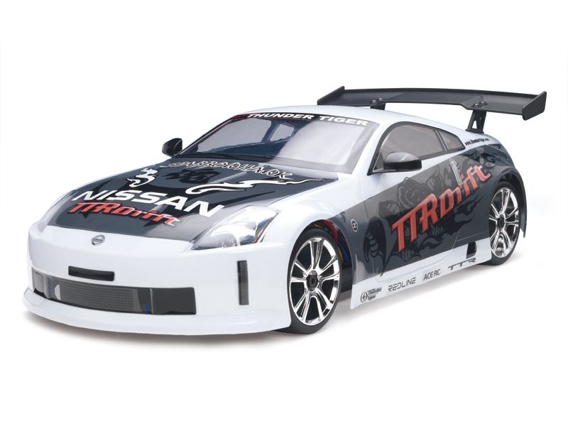 Радиоуправляемая автомодель дрифт TTR Sparrowhawk DX II Nissan 350Z 4WD 24GHz 110 RTR белый