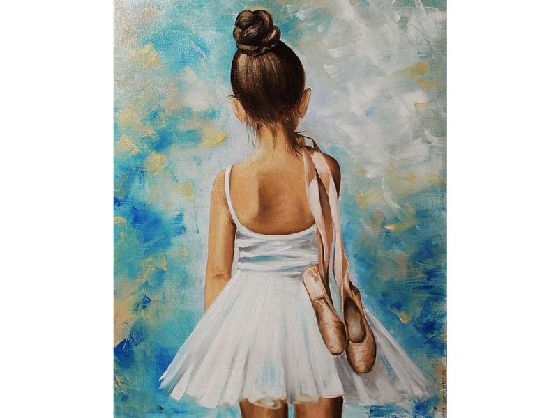 Картина по номерам с цветной схемой на холсте 30х40 Путь к успеху 19 цветов