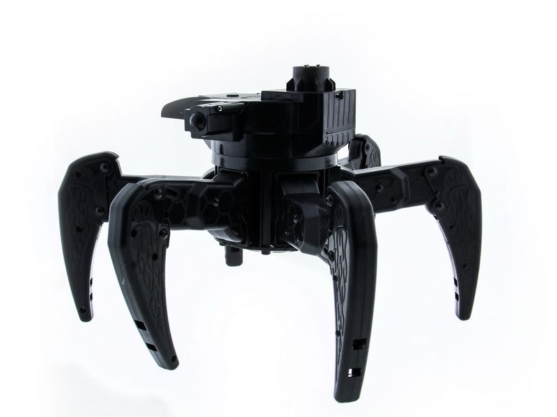 РУ боевой роботпаук Space Warrior, лазер, диски, красный, NiMh и ЗУ, 24G