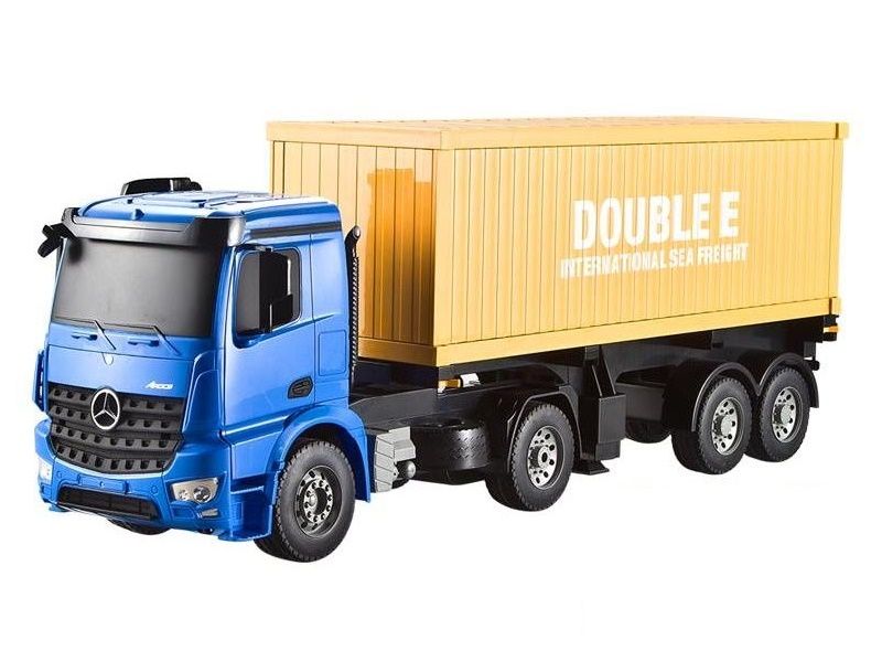 Радиоуправляемый контейнеровоз Double Eagle MercedesBenz Arocs 120 24G