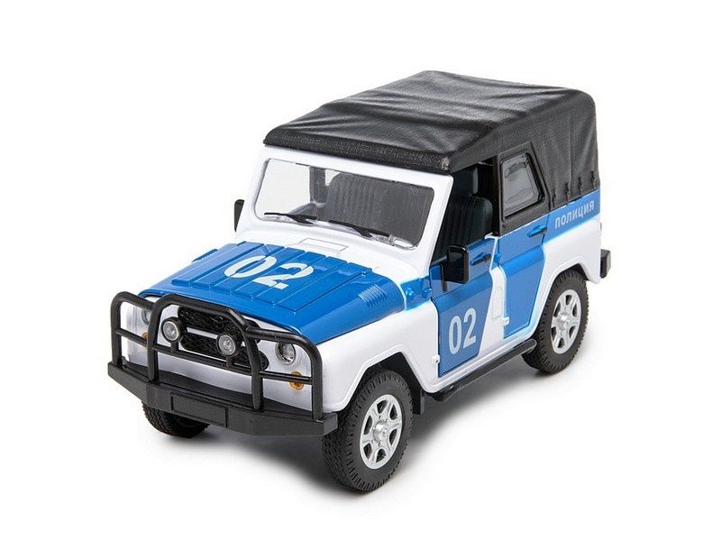 Машина АВТОПАНОРАМА УАЗ469 124 вк 221211 см, синяя