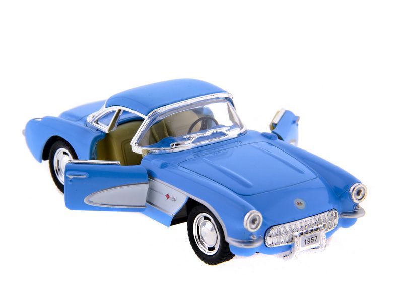 Машина Kinsmart Chevrolet Corvette 1957 инерция 112шт 134 бк