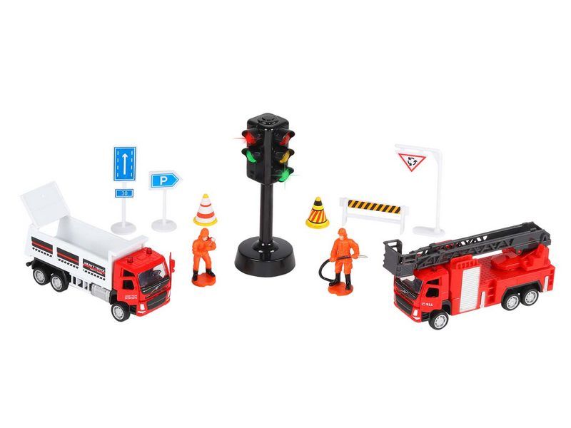 Набор АВТОПАНОРАМА Пожарная служба, 172, инерция, вк 301310 см