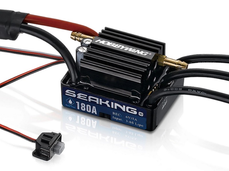 Бесколлекторный регулятор Hobbywing Seaking180AV3CTP 180A1080A, Boat влагозащищённый
