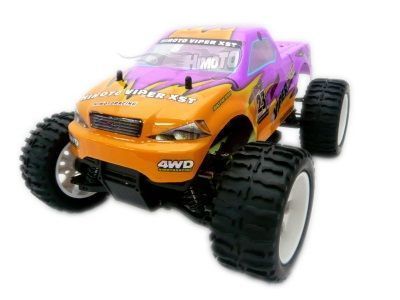 Радиоуправляемый монстр Himoto EMXT1 Brushless 4WD 24GHz 110 RTR  АКК и ЗУ