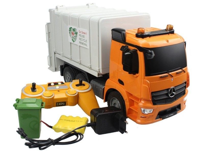 Радиоуправляемый мусоровоз Double Eagle MercedesBenz Antos 120