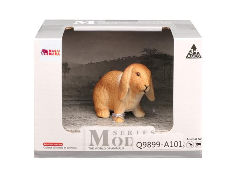 Фигурка игрушка MASAI MARA MM212202 серии На ферме кролик рыжий