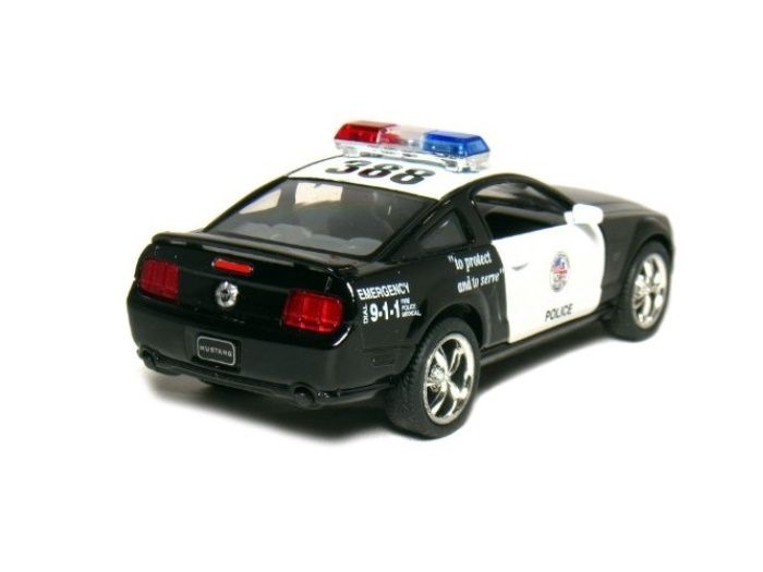 Машина Kinsmart 138 FORD Mustang GT Police инерция 112шт бк
