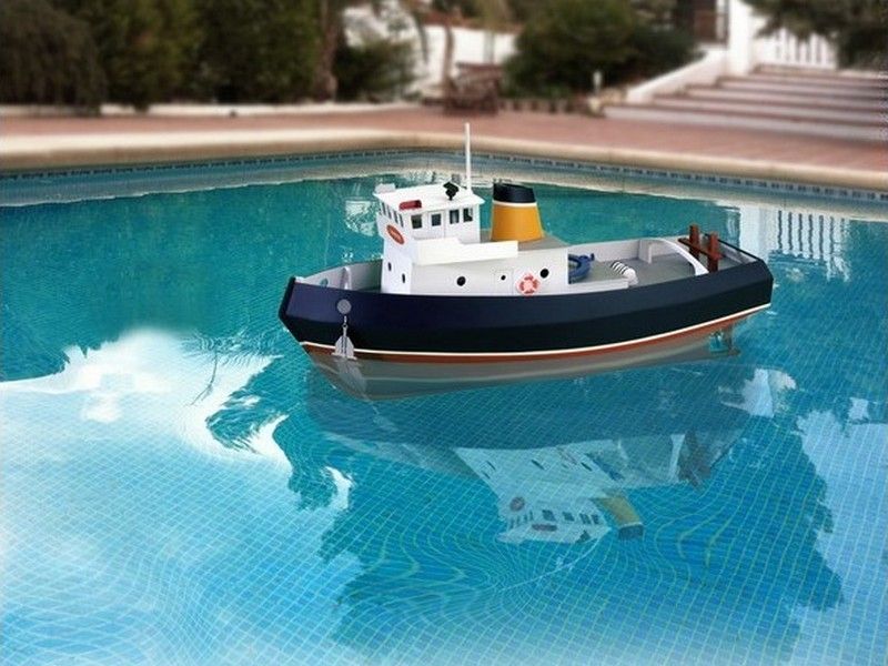 Собранная деревянная модель корабля Artesania Latina Tugboat SAMSON, 115