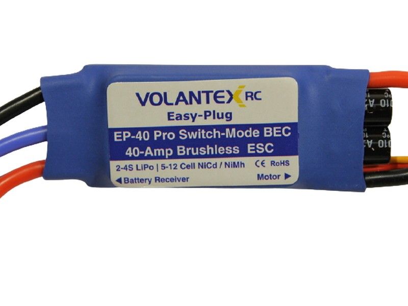 Регулятор скорости бесколлекторный 40AXT60 для самолета Volantex RC Ranger 2400