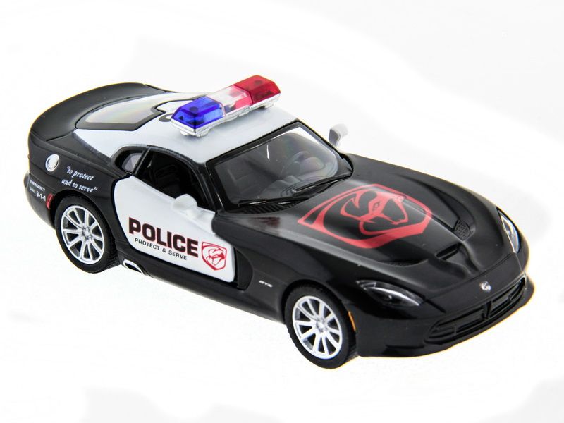 Машина Kinsmart 140 SRT Viper Police в асс инерция 112шт бк