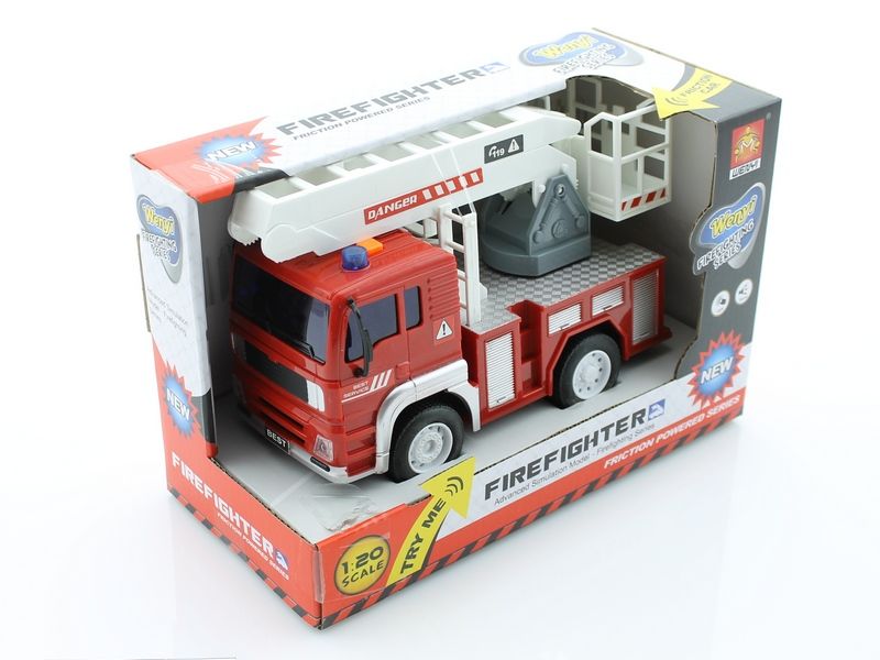 Машина инерционная WY551C Пожарная техника Аварийная светзвук вк
