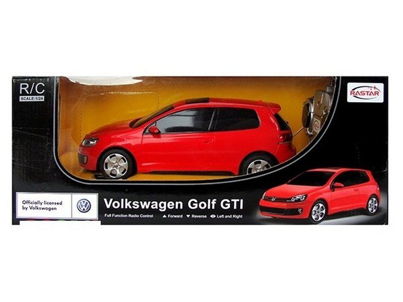 Радиоуправляемая машина Rastar Volkswagen Golf GTI 124, цвет красный 27MHZ