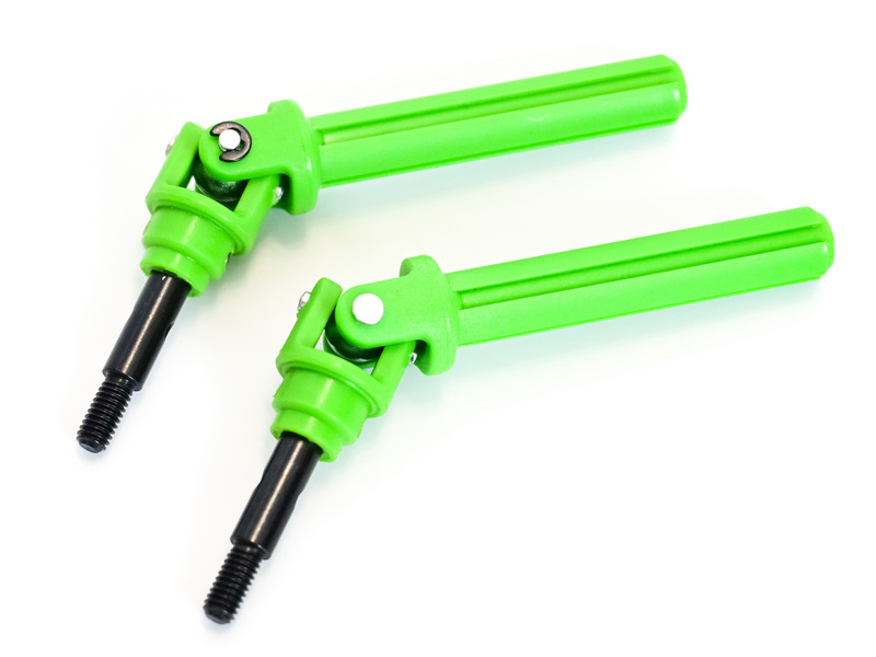 Карданные привода передние для Remo Hobby MMAX, EX3 110, тюнинг, зеленые