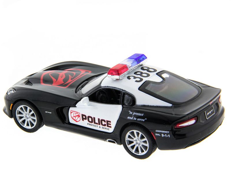 Машина Kinsmart 140 SRT Viper Police в асс инерция 112шт бк