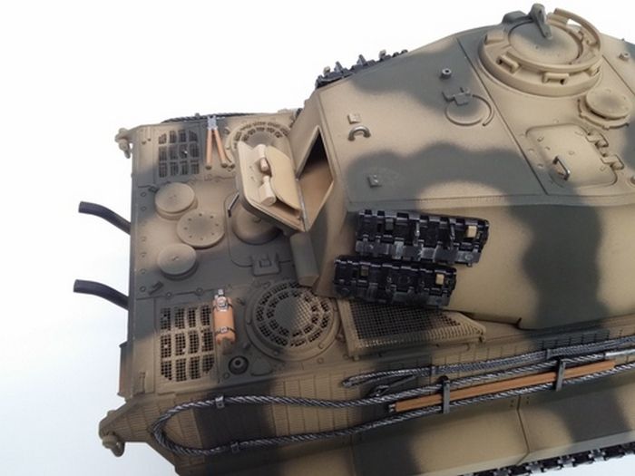 Радиоуправляемый танк Heng Long 116 KingTiger Германия 24G RTR оливковозелёный